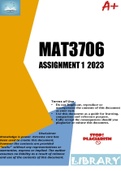 MAT3706 ASSIGNMENT 1 2023