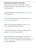 IAHSS Basic Test Questions &lpar;solved&rpar; 2023