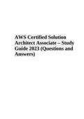AWS Certified Solution Architect Associate &ndash; Study Guide 2023 &lpar;Questions and Answers&rpar;