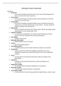 Psych 111 UMICH Exam #1 Study Guide
