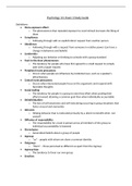 Psych 111 Umich Exam 3 Study Guide