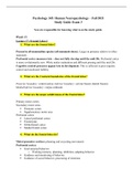 Psych 345 Umich Exam 3 Study Guide (Part 2)