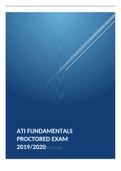 ATI FUNDAMENTALS PROCTORED EXAM 2019&sol;2020