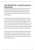 Ahip 2025 Module 1 complete questions and answers&period;pdf