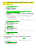 ACQ EXAM BEST QUESTIONS WITH ANSWERS GRADED A&plus; 2022 &sol;2023 UPDATE