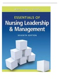 ESSENTIALS OF Nursing Leadership & Management SEVENTH EDITION