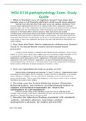 WGU Pathophysiology Study Guide&colon; D236 Pathophysiology