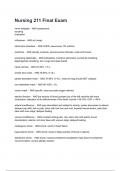 Nursing 211 Final Exam Questions with correct Answers 2024&sol;2025&lpar; A&plus; GRADED 100&percnt; VERIFIED&rpar;&period;