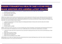NURSING FUNDAMENTALS HEALTH CARE A EXAM 2023 with questions and answers 