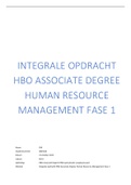 Integrale opdracht HBO Associate Degree HRM - Cijfer 7 (incl. beoordeling)