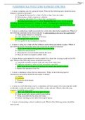 ATI FUNDAMENTALS PROCTORED EXAM 2019 RETAKE &lpar;Best Solutions&rpar;&rpar;