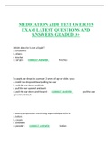 Certified Medication Aide Practice Exam