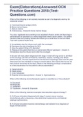 Exam&lpar;Elaborations&rpar;Answered OCN Practice Questions 2018 &lpar;Test-Questions&period;com&rpar;