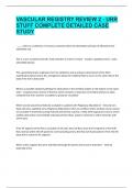 Vascular Registry Review 2 - URR Stuff