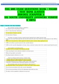 NSG 6005 EXAM QUESTIONS BANK TESTBANK &lpar;LATEST-2023&rpar; &lbrack;CHAPTERI1-52&rsqb; 2023 130 PAGED