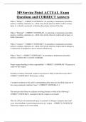 M9 Service Pistol ACTUAL Exam  Questions and CORRECT Answers