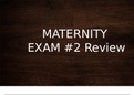 NRSG 3302 Women and Families - Northeastern University MATERNITY EXAM 2 Review