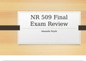 NR 509 Final Exam Review 2023 Edition