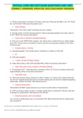 CRITICAL CARE HESI EXIT EXAM QUESTIONS AND 100% CORRECT ANSWERS UPDATED 2022/2023(NEW VERSION)
