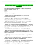 NCLEX uworld&sol;1721 Questions with Accurate Answers
