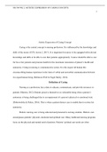 NR 500 Wk 2 Artistic Expression of Caring Concept