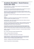Academic Decathlon - Social Science  Guide 2021-2022