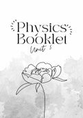 Btec applied science unit 5 Physics revision booklet