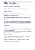 BCBA Exam&colon; Ethics
