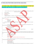 ATI MED SURG PROCTORED EXAM 2019 RETAKE WITH NGN Questions and Answers (Verified Answers)GRADED A 