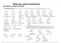 Chapter 15: benzenes and aromaticity