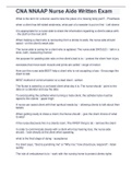 CNA NNAAP Nurse Aide Written Exam