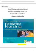 Test bank For Davis Advantage for Pediatric Nursing&colon; Critical Components of Nursing Care 3rd Edition by Kathryn Rudd&comma; All Chapters 1 to 22 complete Verified editon ISBN&colon;9781719645706