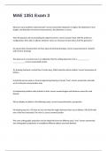 MAE 1351 Exam 3 2024&sol;2025 with 100&percnt; complete answers