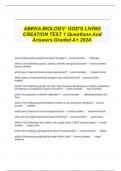 Abeka 10th Grade Biology Test bundled exam questions and answers 2024&period;
