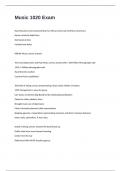 Music 1020 Exam 2024&sol;2025 with 100&percnt; correct answers