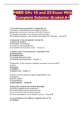 PMED bundled Exams  With Questions And Answers Graded A+(Everything you need Is here)