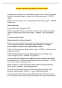 Chapter 46 NIU Nursing 315 Exam 2023