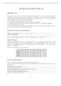 ISYE6501 HOMEWORK 10&comma; Questions with accurate answers&comma; Graded A&plus; Document Content and Description Below