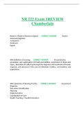 NR 222 Exam 1 REVIEW Chamberlain