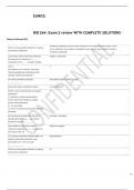 BIO 264&lowbar; Exam 2 review WITH COMPLETE SOLUTIONS