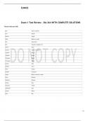 Exam 1 Test Review - Bio 264 WITH 100- CORRECT ANSWERS