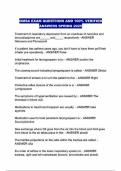 OMSA PACKAGED EXAMS WITH QUESTIONS AND VERIFIED ANSWERS LATEST UPDATED