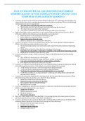 2023 ATI RN EXIT RN ALL 180 QUESTIONS AND CORRECT ANSWERS &lpar;LATEST ACTUAL EXAM&rpar;&sol;ATI RN EXIT RN 2023-2024 EXAM REAL EXAM &vert;ALREADY GRADED A&plus;   
