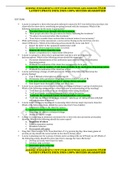 NURSING FUNDAMENTAL EXIT EXAM QUESTIONS AND ANSWERS EXAM LATEST UPDATE 2023&sol;2024 100&percnt; SUCCESS GUARANTEED