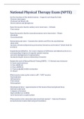 National Physical Therapy Exam &lpar;NPTE&rpar; 2023