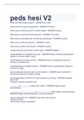 Hesi pediatrics peds       