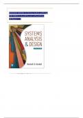 SOLUTION MANUAL For Systems Analysis and Design&comma; 10th Edition by Kendall Kenneth and Kendall Julie&comma; Verified Chapters 1 - 16&comma; Complete Newest Version