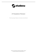 ATI perfusion questions answer key