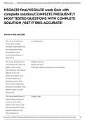 NSG6430 final&sol;NSG6430 week Quiz with complete solution&sol;COMPLETE FREQUENTLY MOST TESTED QUESTIONS WITH COMPLETE SOLUTION &sol;GET IT 100&percnt; ACCURATE&excl;