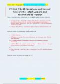 PTI BLE &num;3428 Questions and Correct  Answers the Latest Update and  Recommended Version